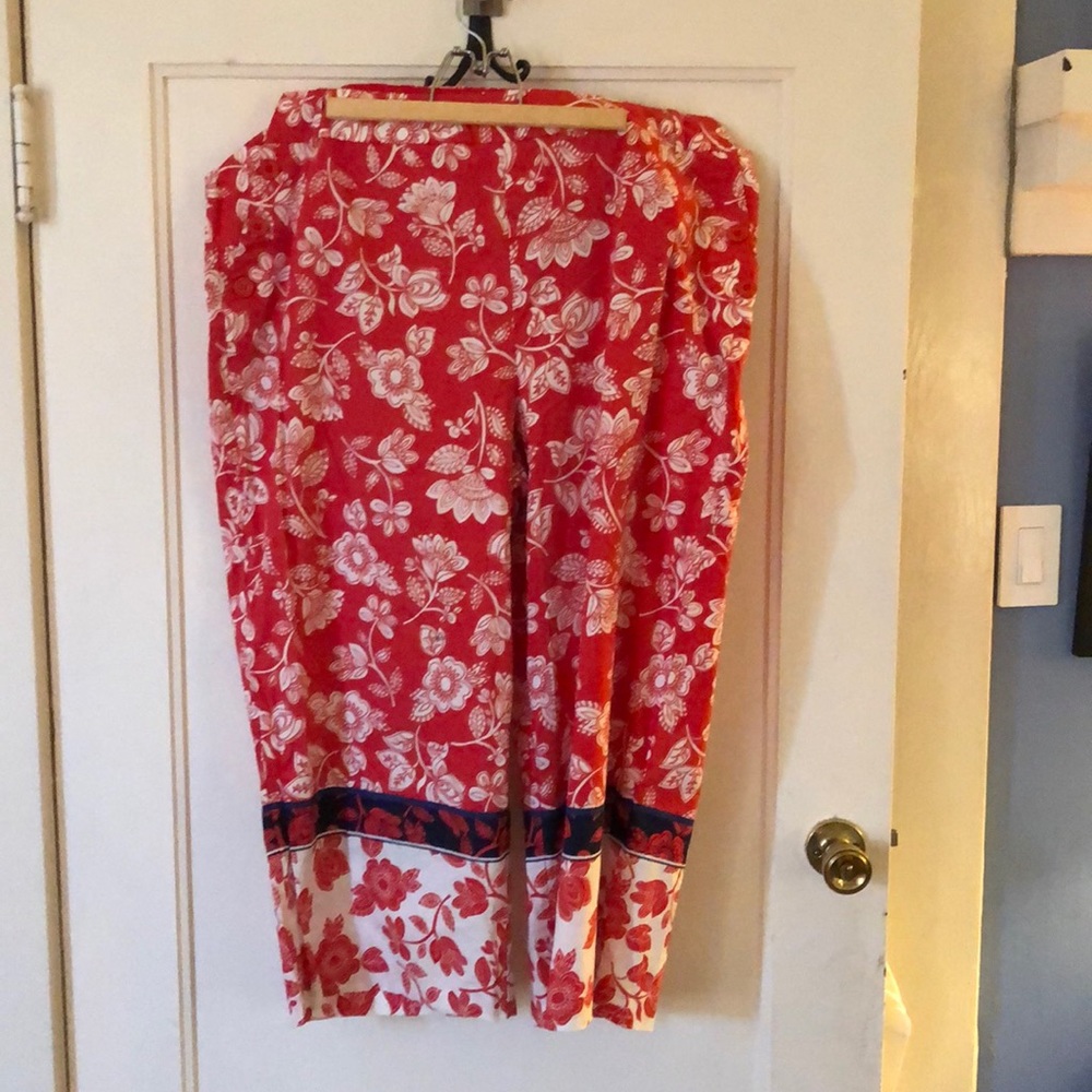 Eloquii wide leg cropped pants
